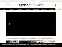 Tablet Screenshot of preissfinearts.com